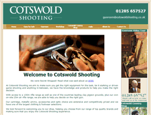 Tablet Screenshot of cotswoldshooting.co.uk